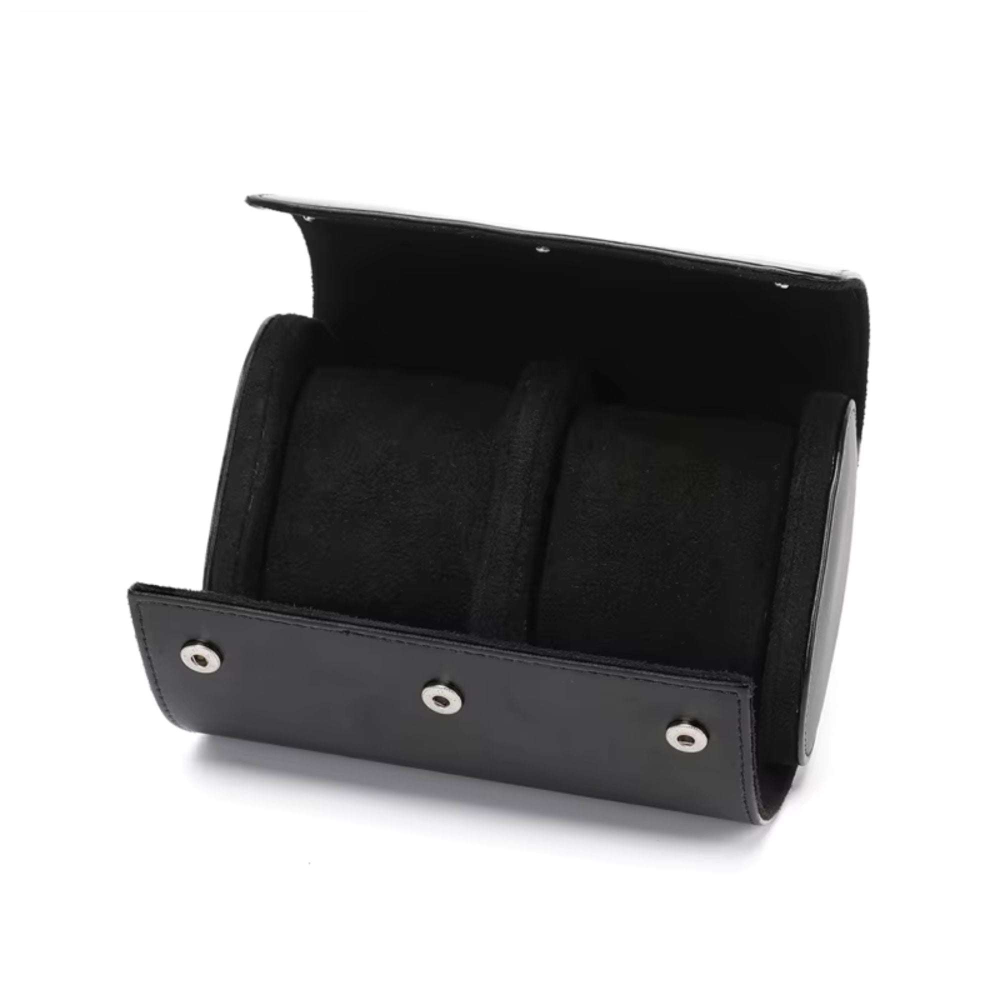 Premuim Black Leather Case - 2 Slots