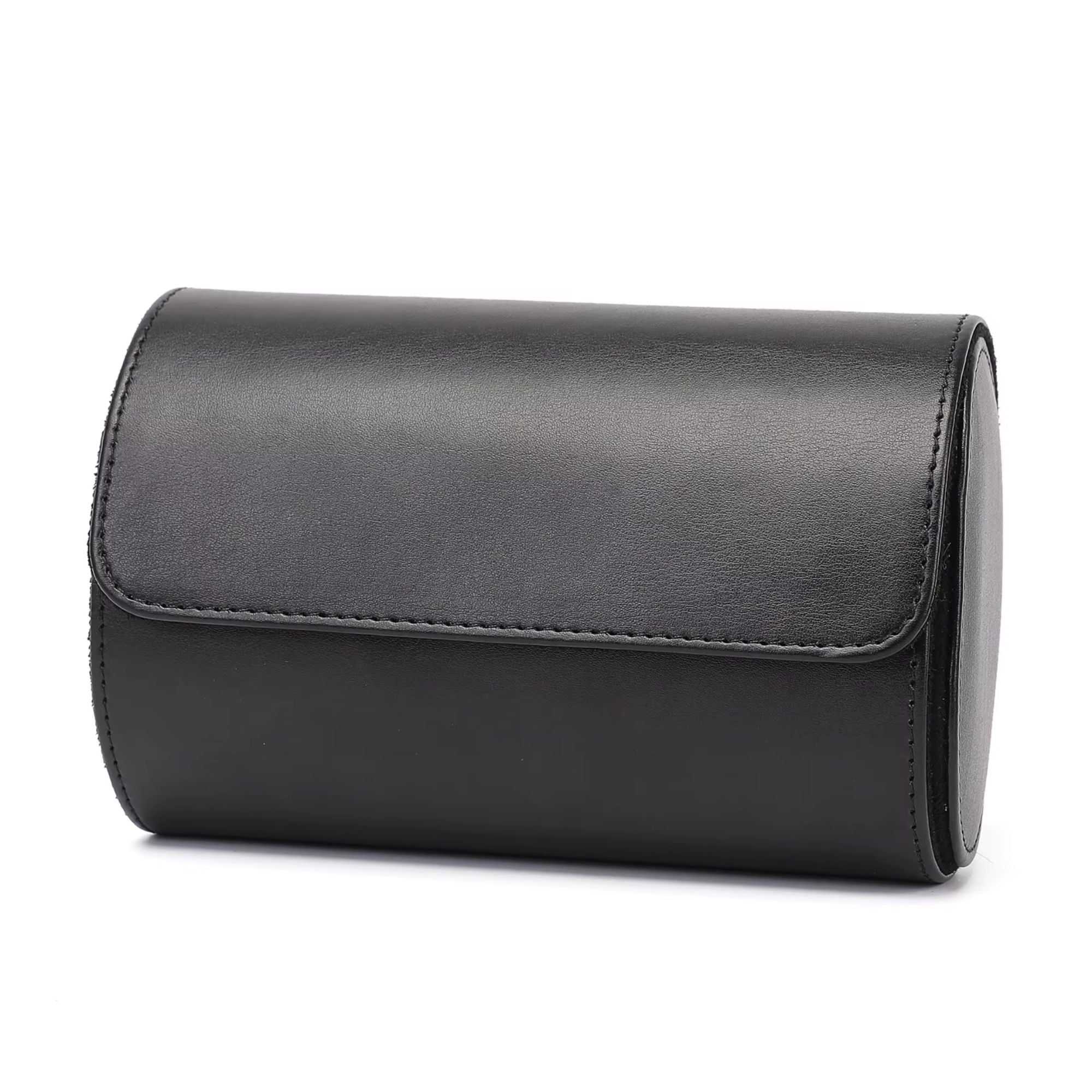 Premuim Black Leather Case - 2 Slots