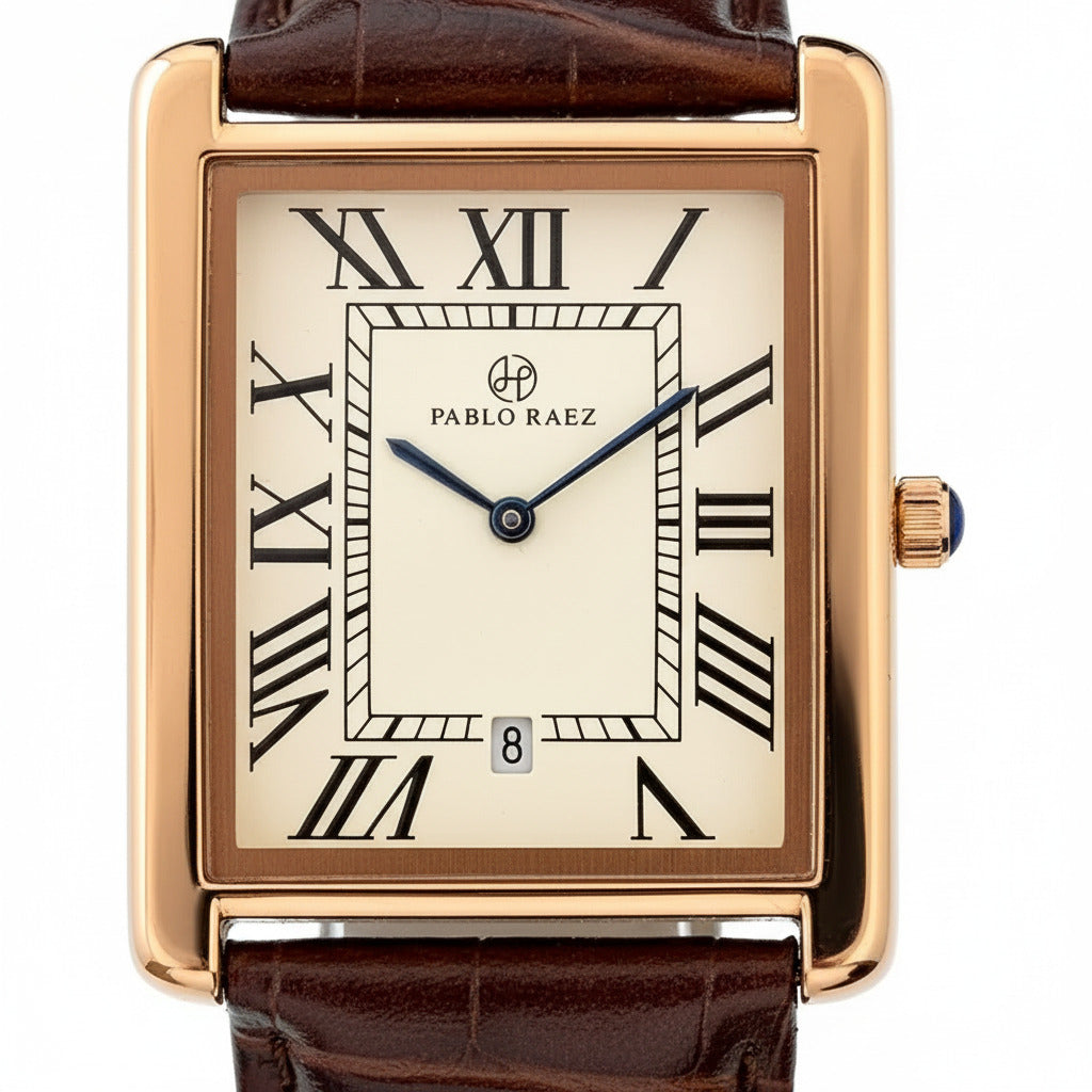 HOUSTON BROWN/GOLD 36MM