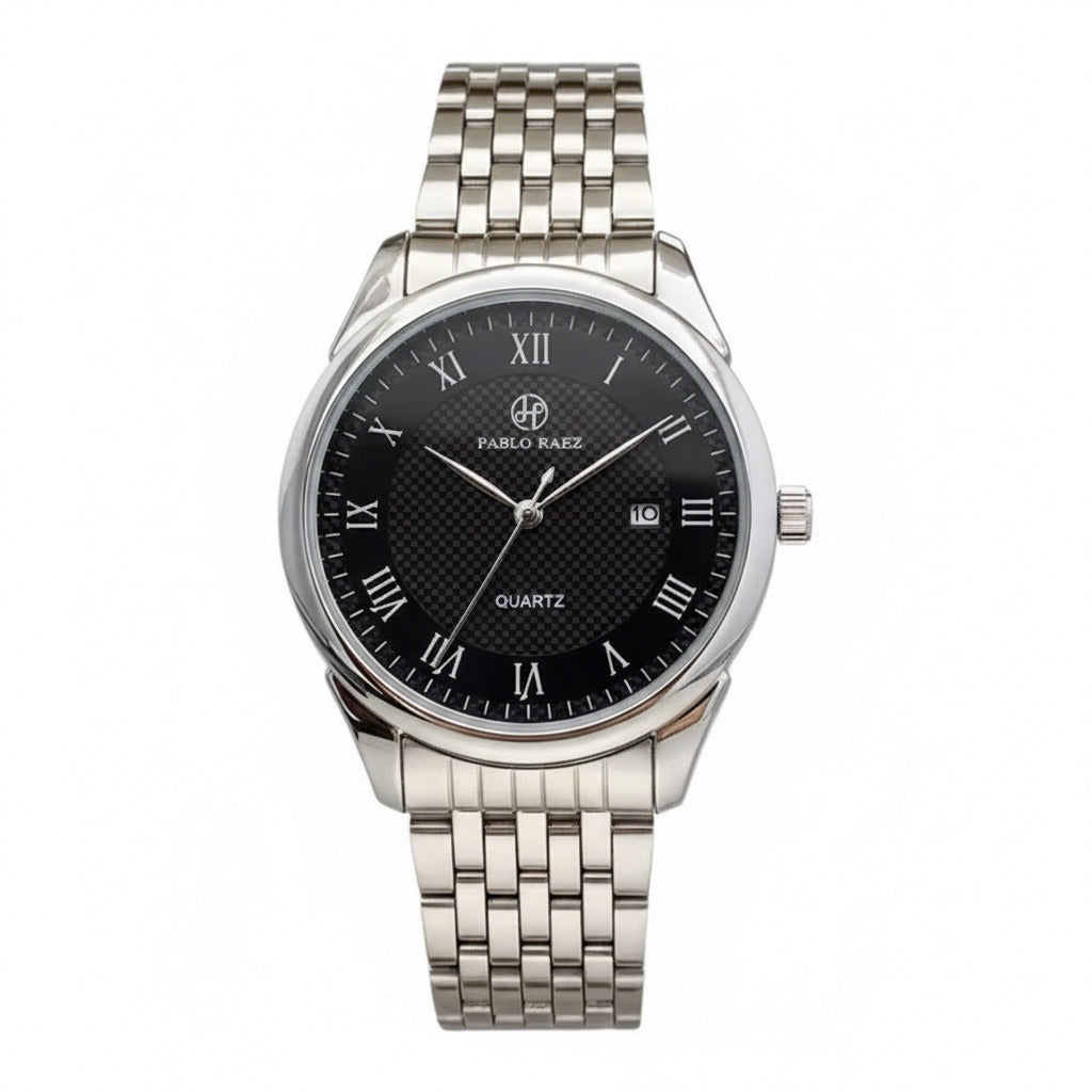 PABLO RAEZ CLASSIC SILVER/BLACK 40MM